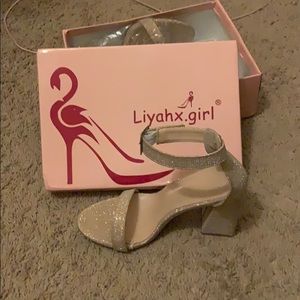 NEVER BEEN WORN sparkly heels